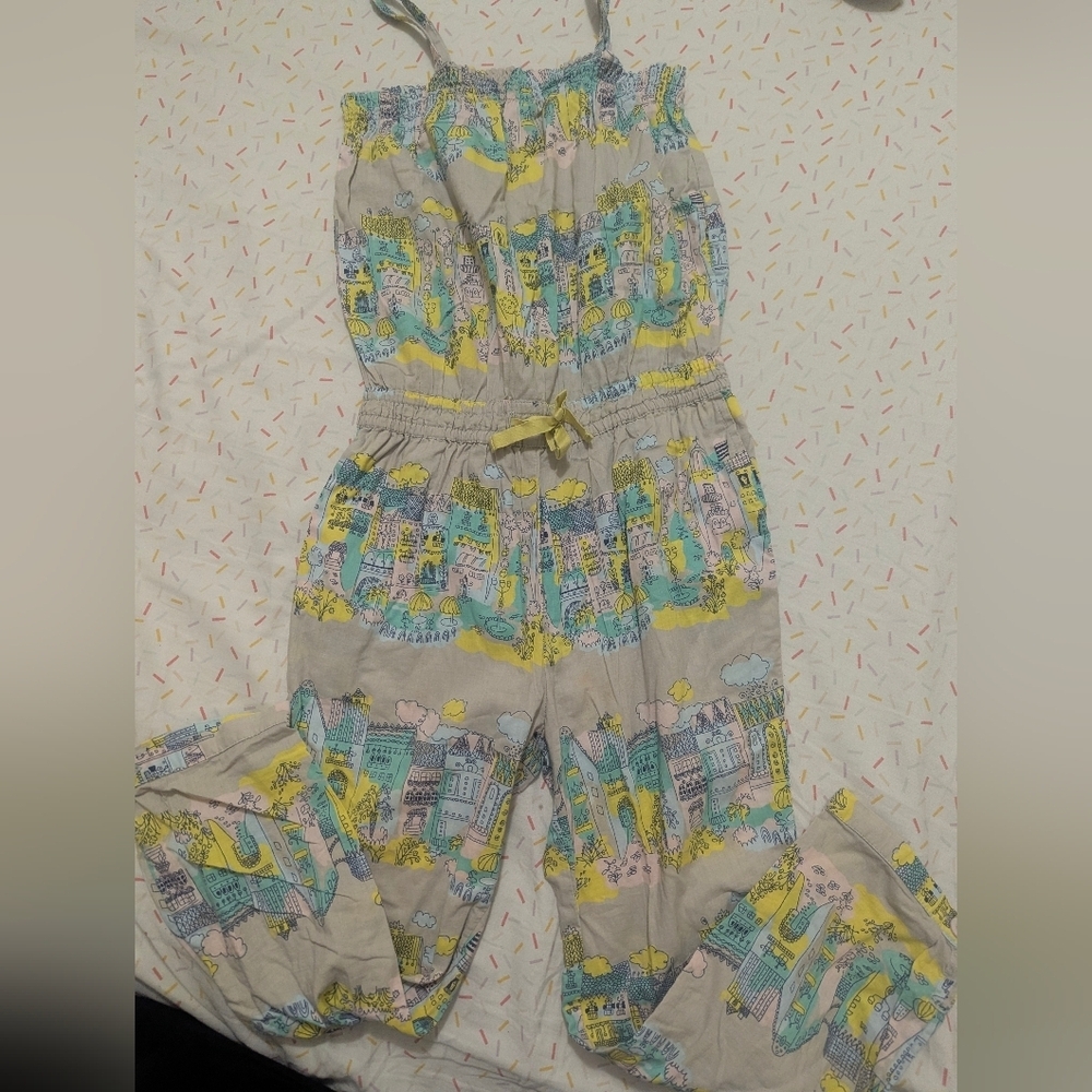 Mini Boden Colorful Cityscape Kids Jumpsuit/Romper